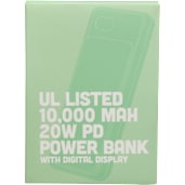 UL Listed 10000 mAh 20W Digital Display PowerBank 45