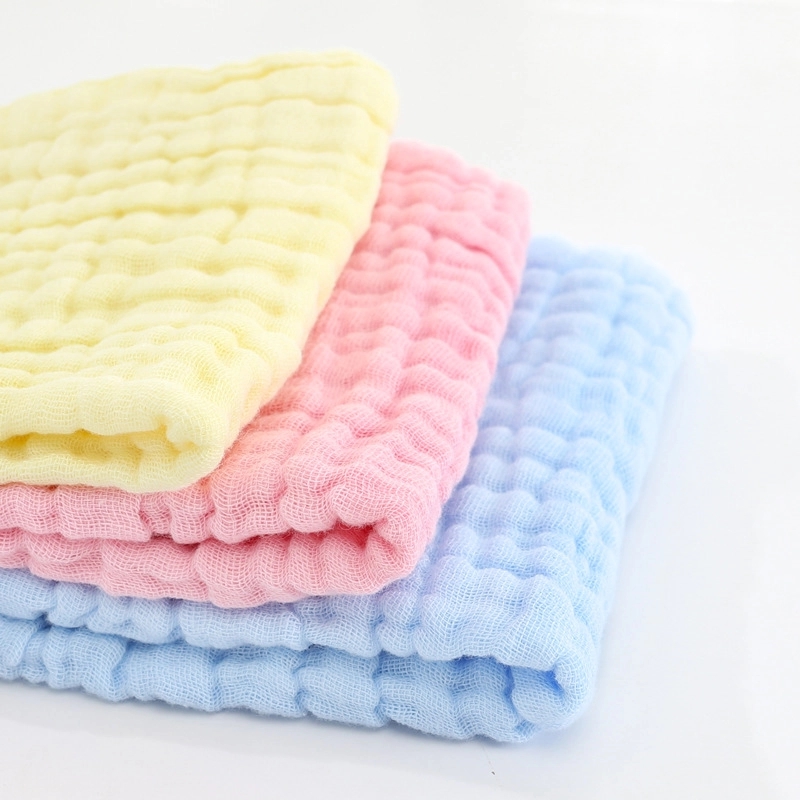 6 layers Natural Organic Cotton Newborn Baby Washcloths 4