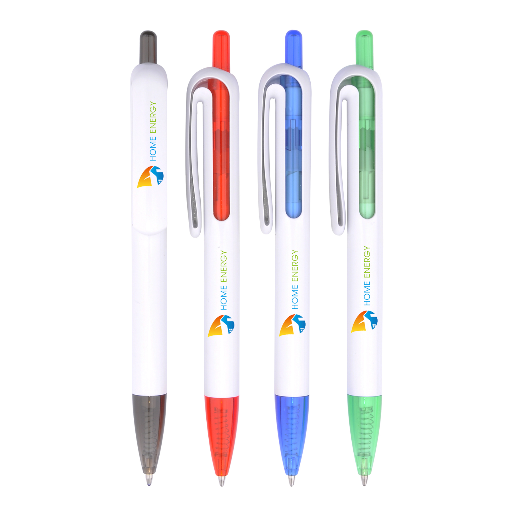 Plastic Ballpoint Pen w/inner tube and color tip 5