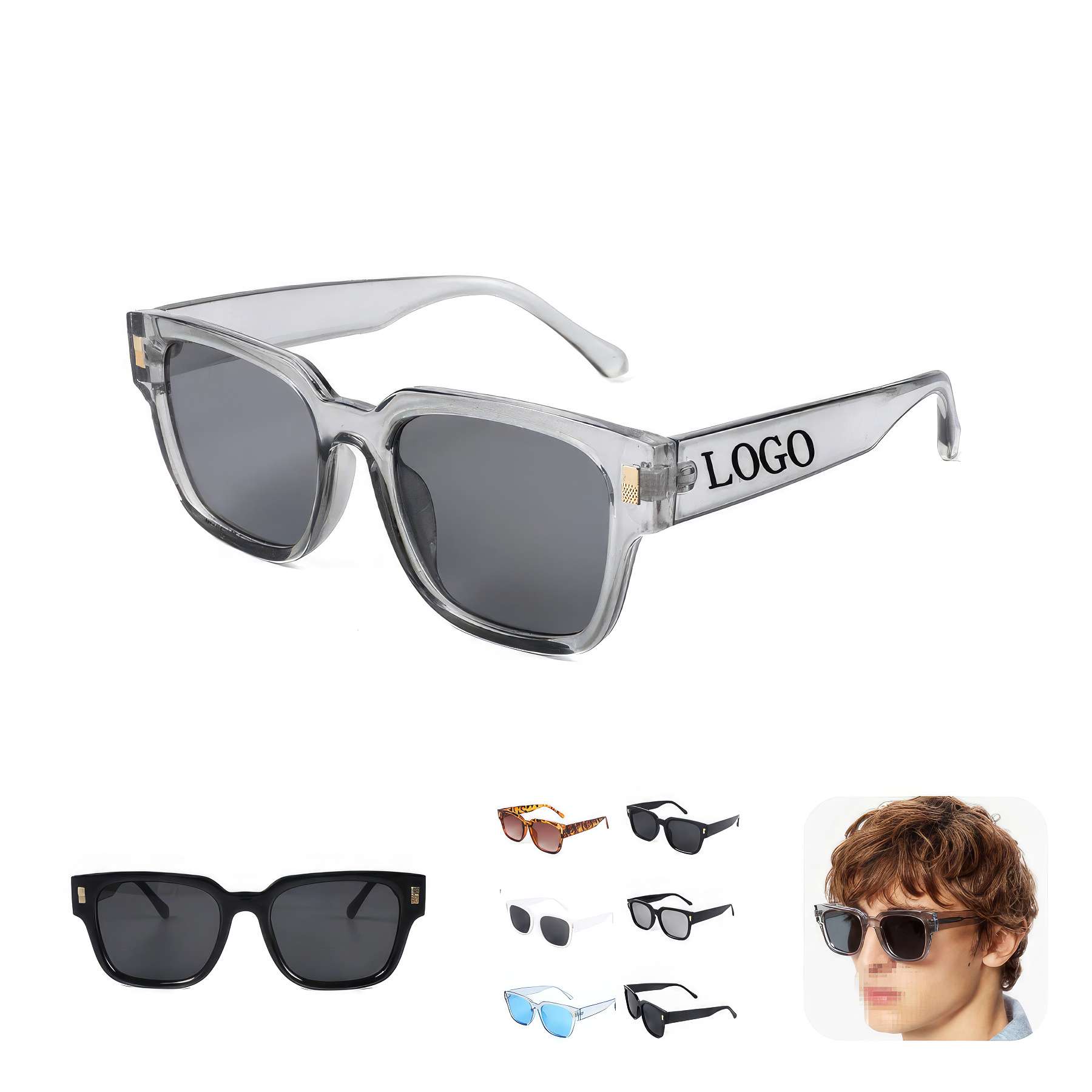 Summer Fashion Trend Square Frame Sunglasses 2