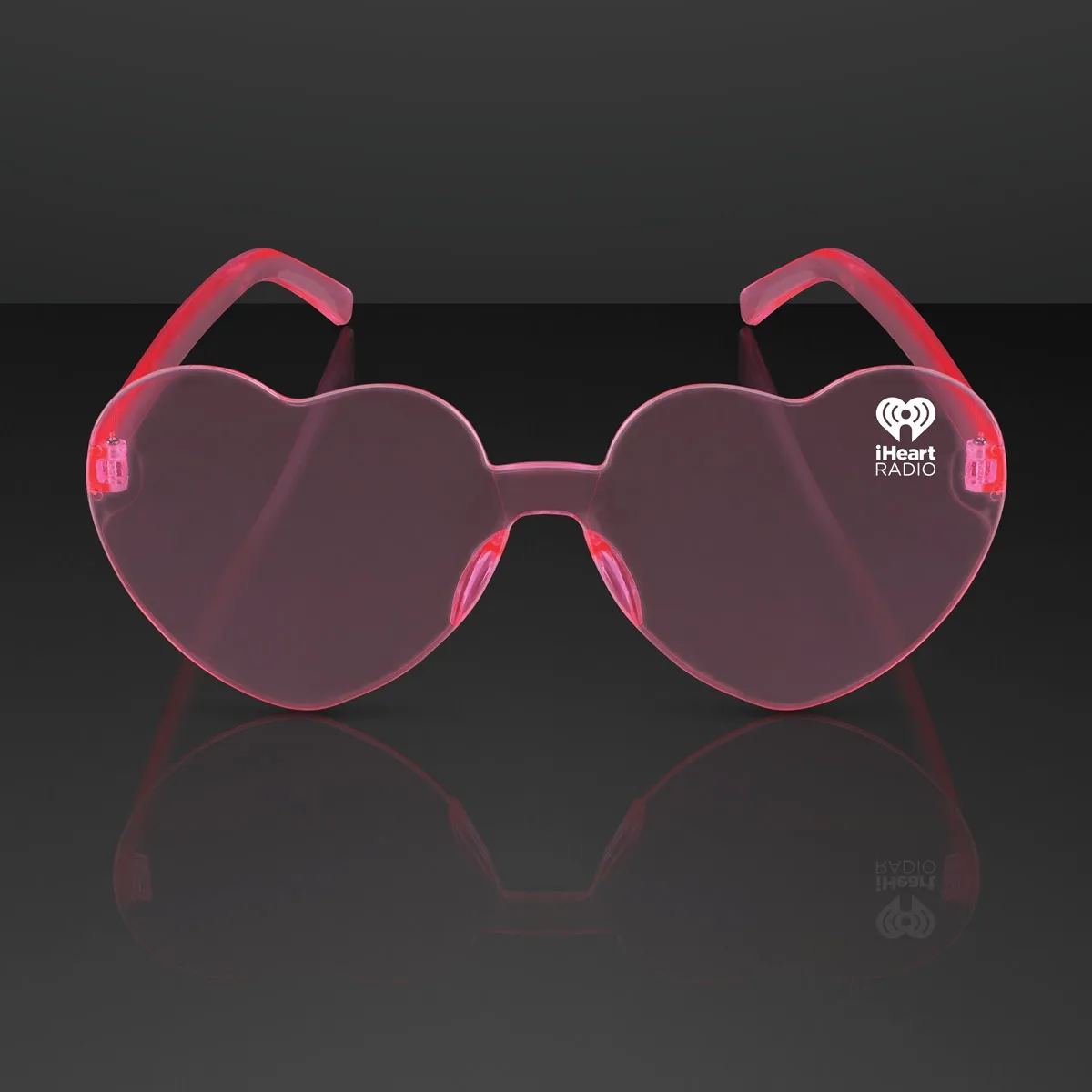 Pink Heart Shades Cute Glasses, Non-Light Up 5