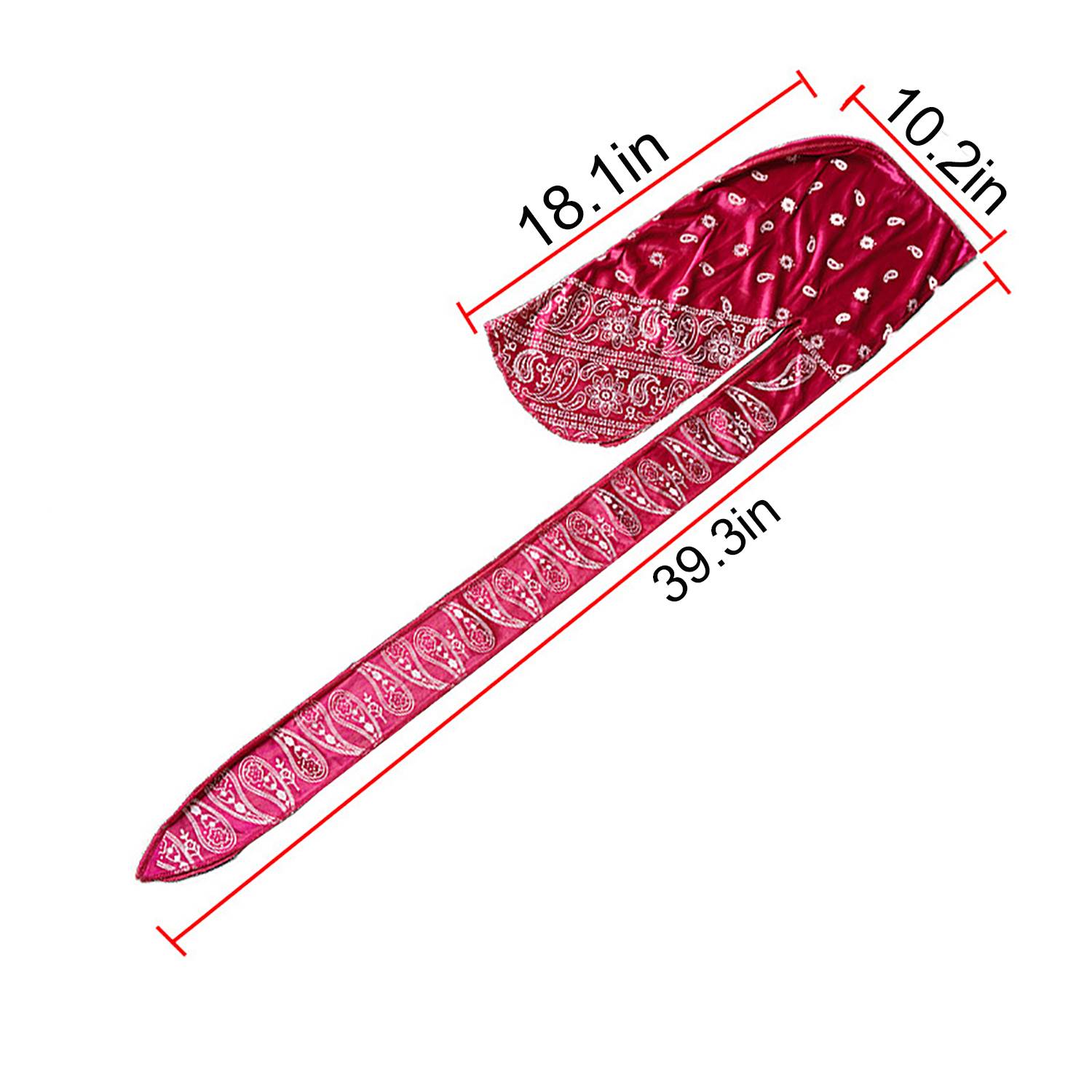 Unisex Silky Durag Long Tail Headwrap 11