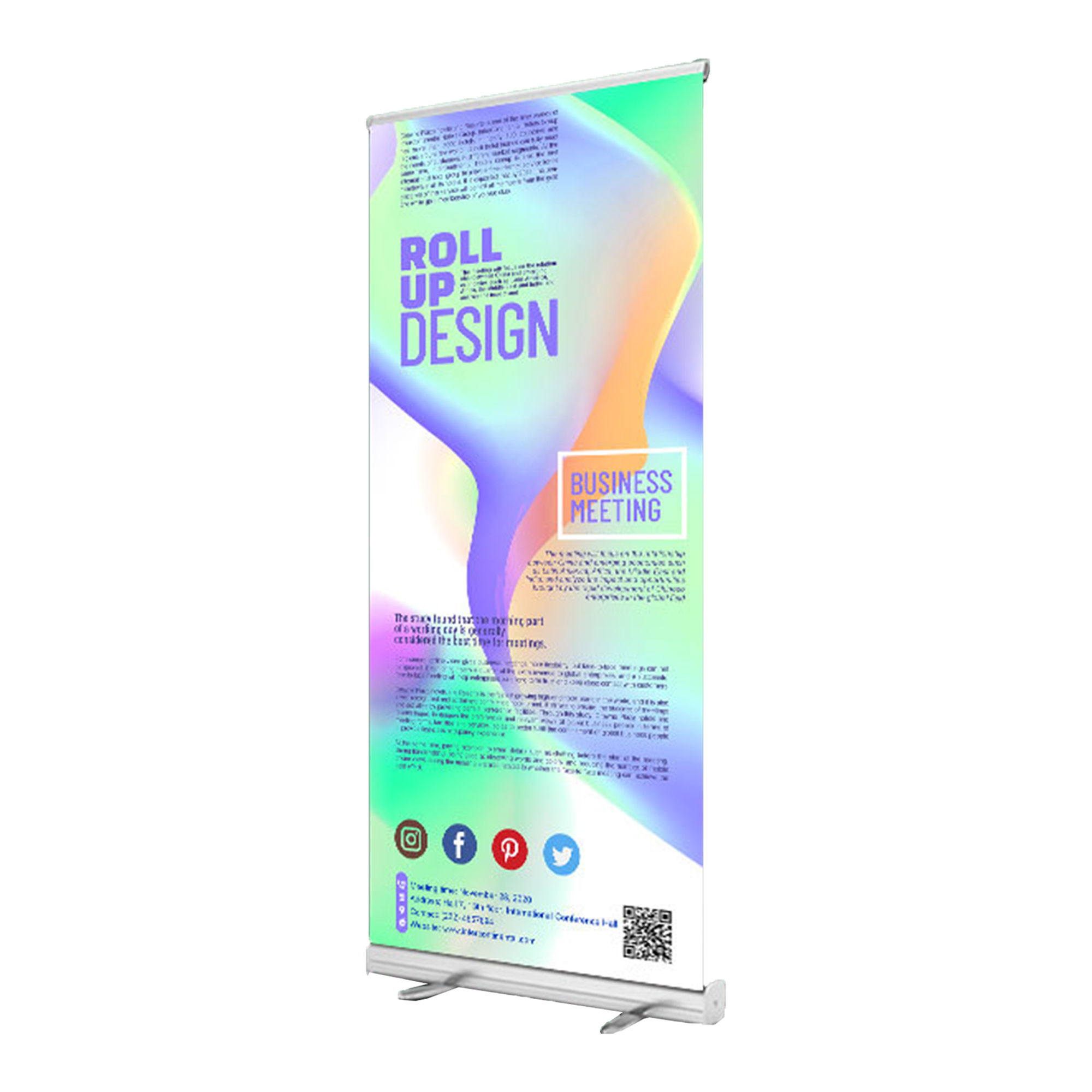 Retractable Roll Banner Stand 2