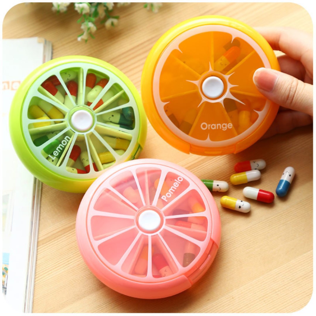 Weekly Pill Organizer Dispenser 1
