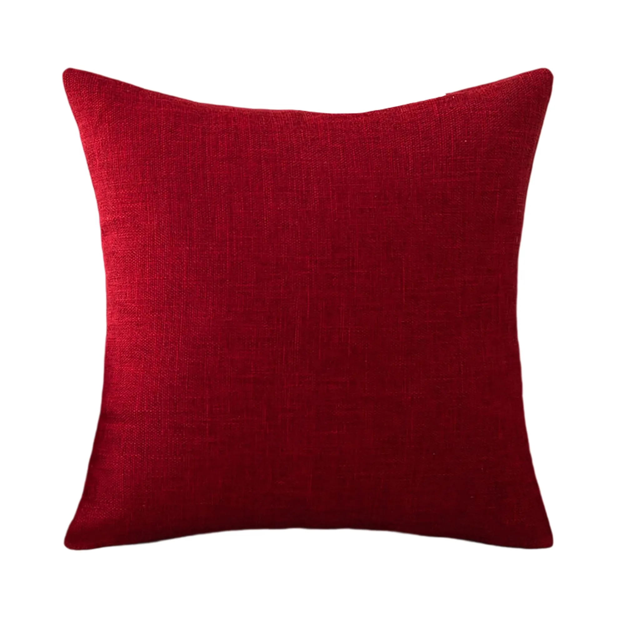 18 Inch Linen Pillow Cover Breathable 11