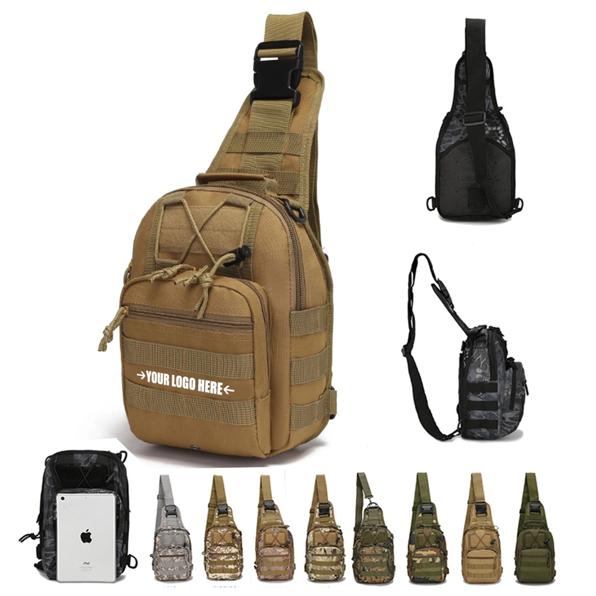 Custom Small Durable Multipurpose Outdoor Tactical Backpack 4