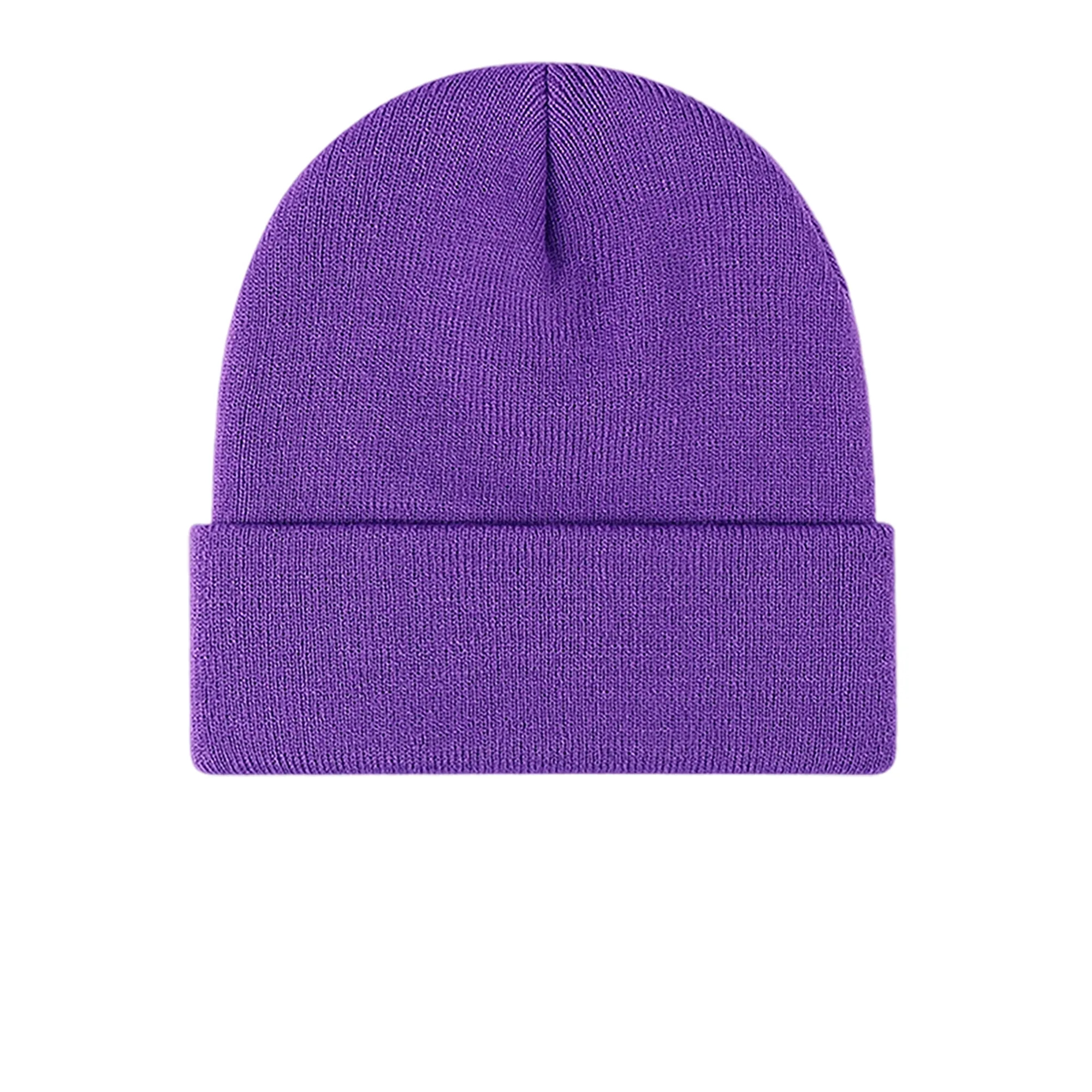 Knit Beanie Hat with Cuff 10