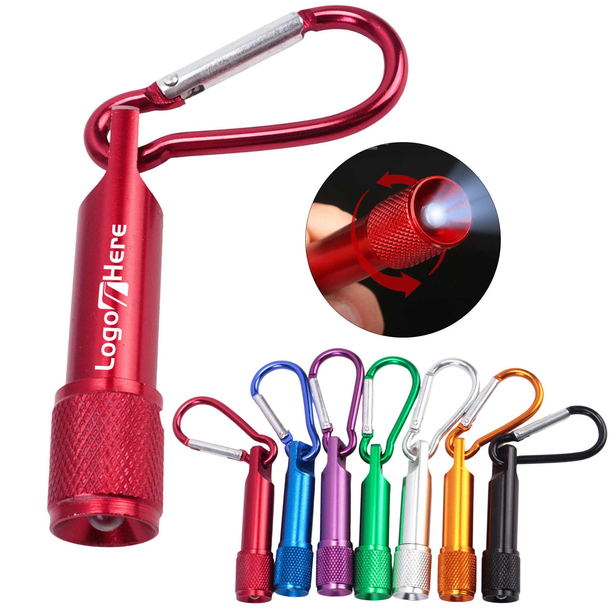 Portable LED Keychain Flashlight 2