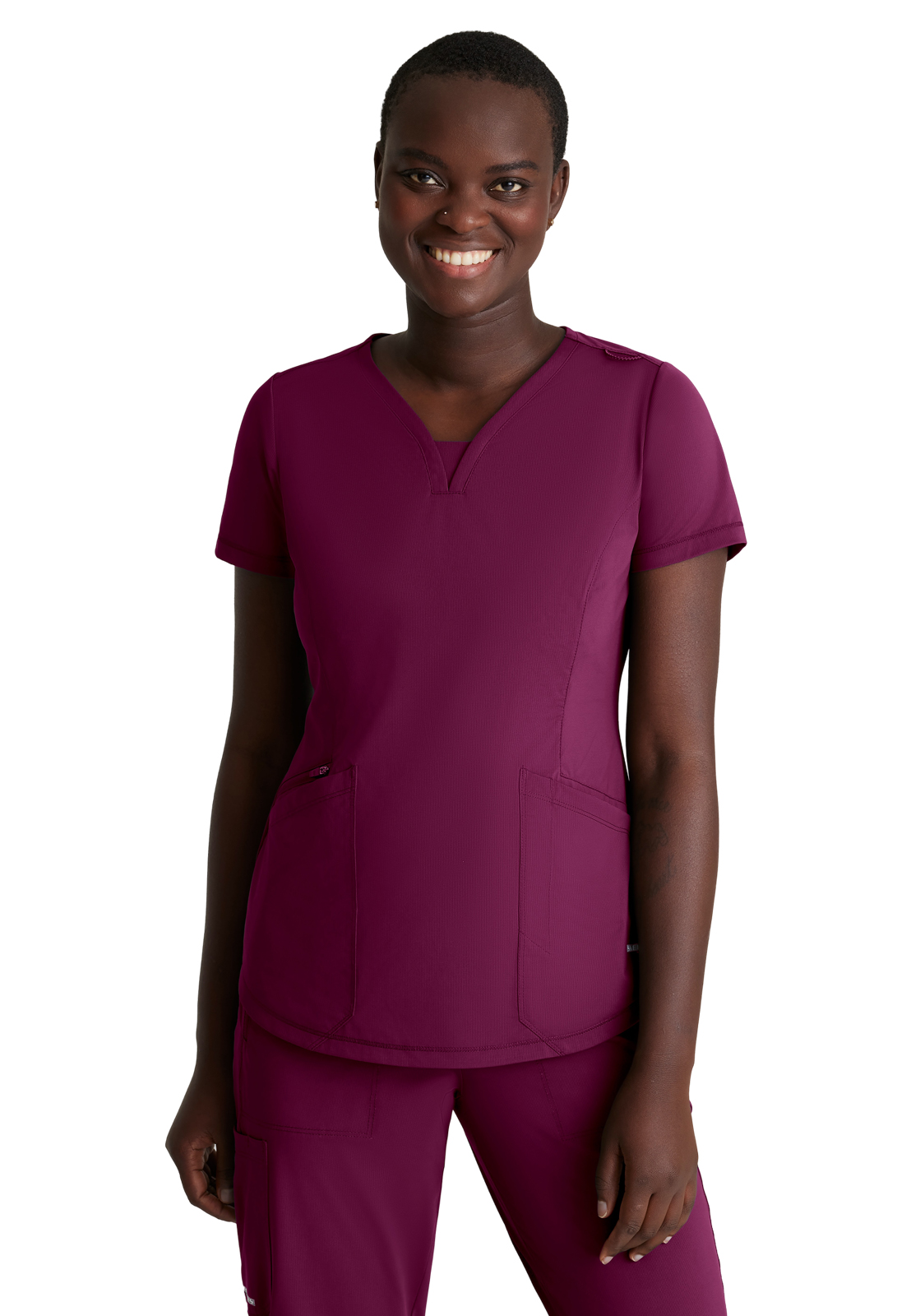 Skechers Slip-Ins - Women's Three-Pocket V-Neck Serene Scrub Top 9