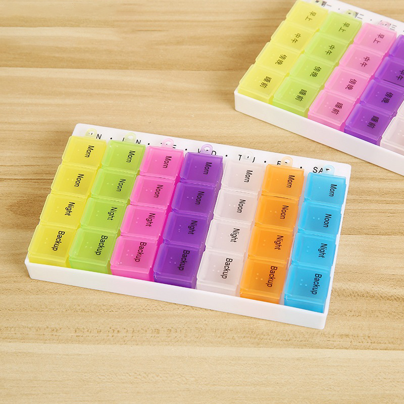 Large Weekly Pill Organizer 6