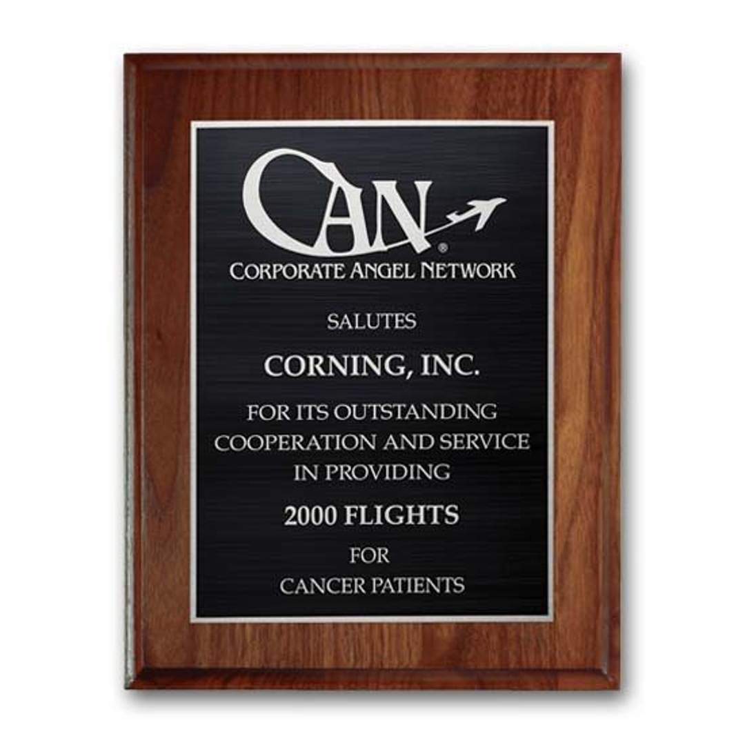 Etch/Antiqued Plaq - Walnut Cove Edge 1