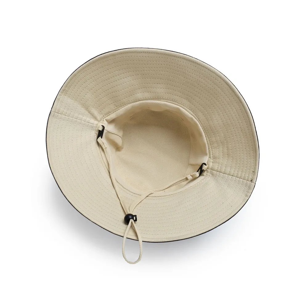 Reversible Wide Brim Cotton Bucket Cap 4