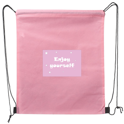 Non-Woven Polypropylene Drawstring Bag - 14.5"W x 17.5"H 6