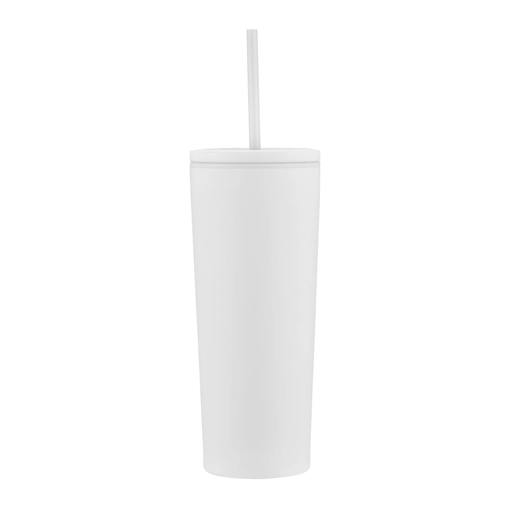 24oz. Double Wall SS / PP Mug with Straw 28