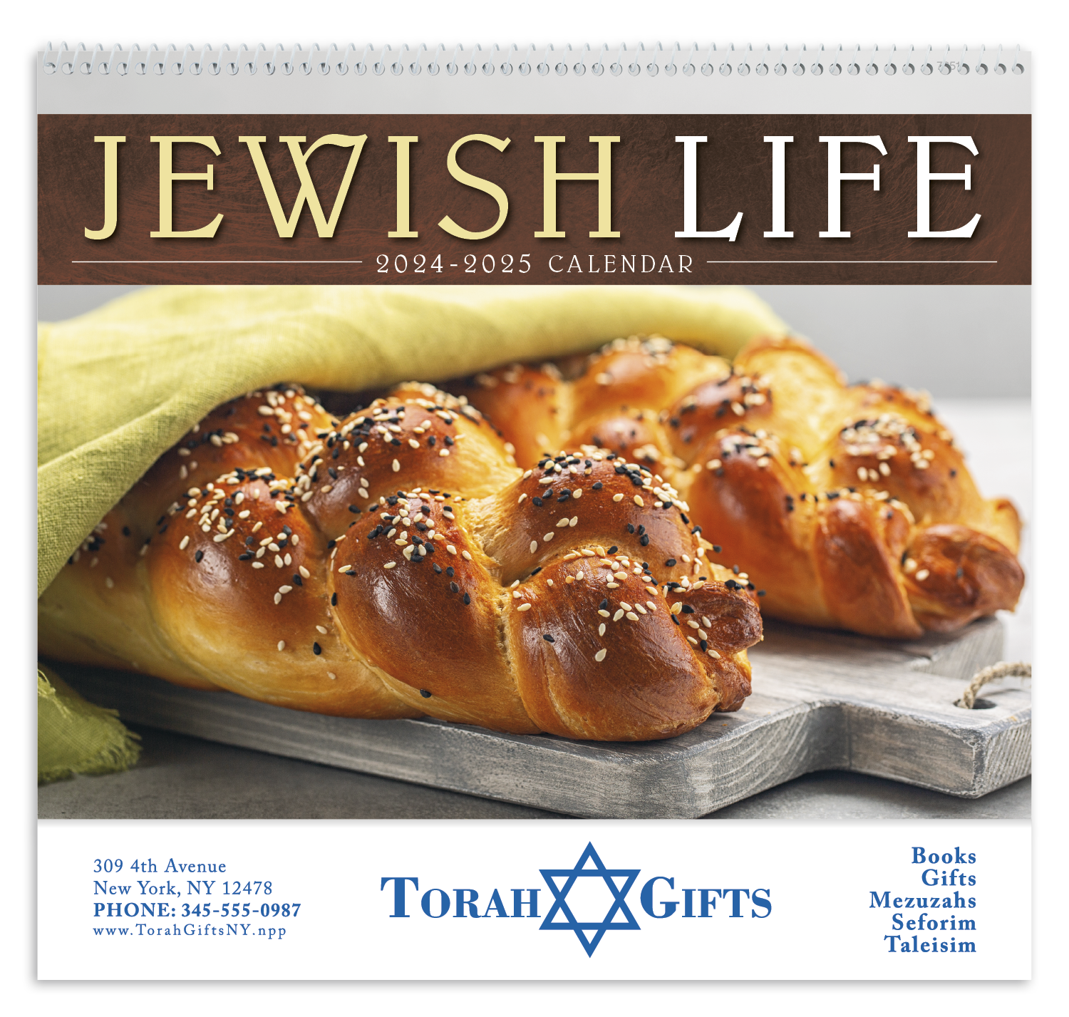 Good Value™ Jewish Life - Spiral Calendar 34