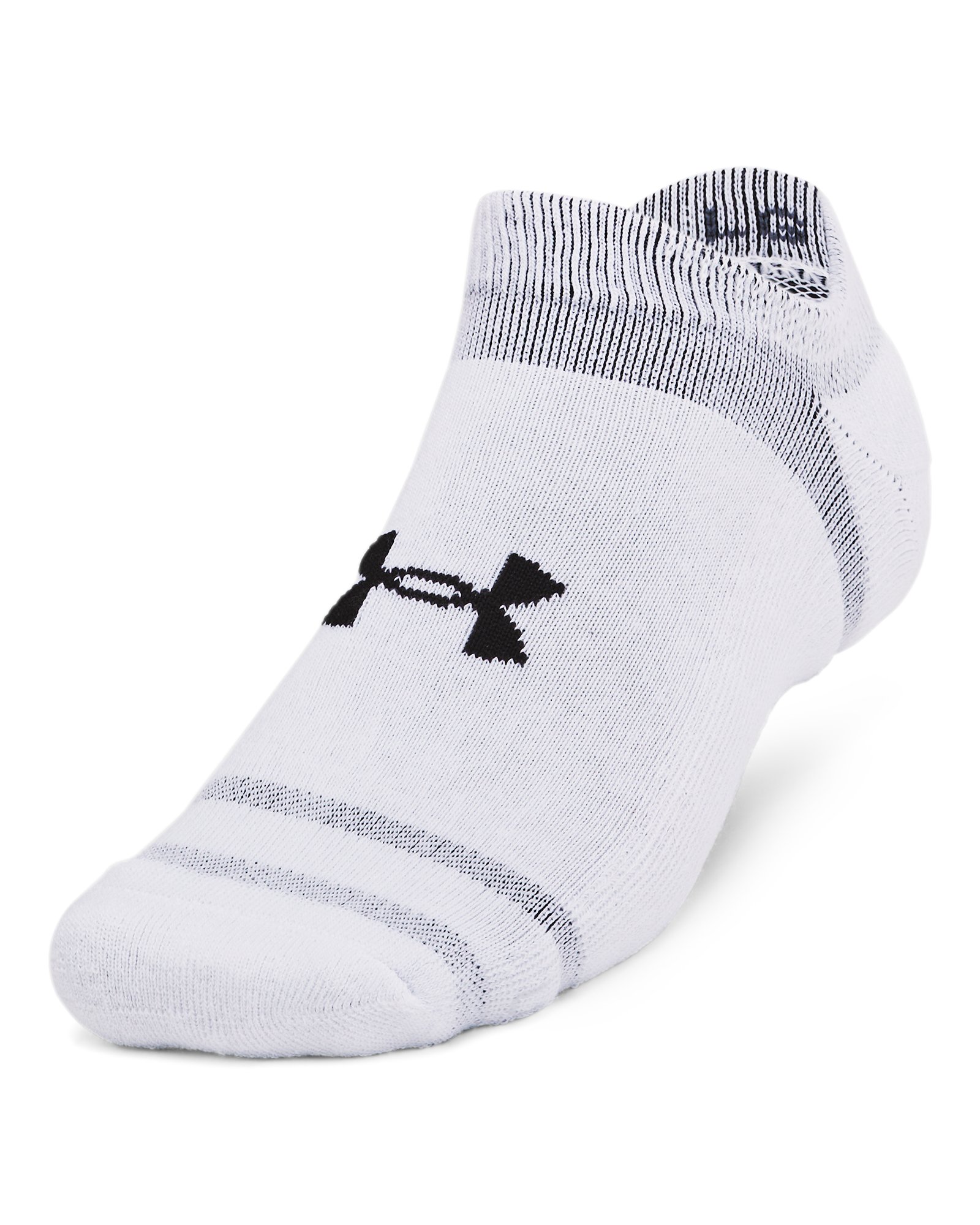 UA Essential Cushion Unisex 6-Pack No Show Socks 6
