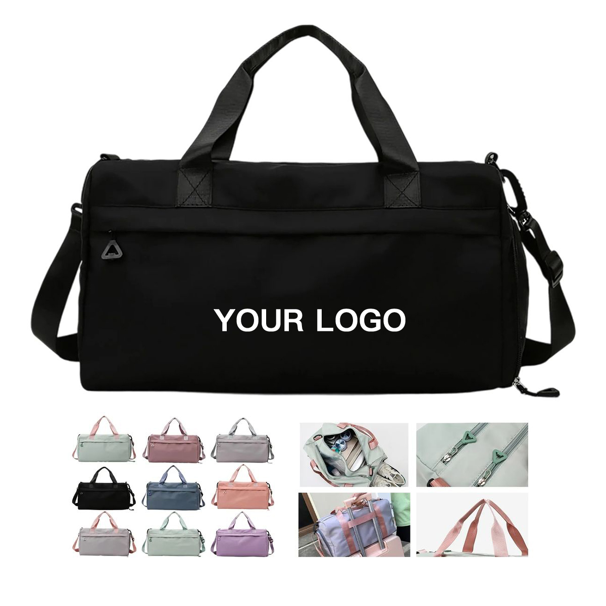 Oxford Sports Tote with 18 Inch Wide Spacious Structure 9