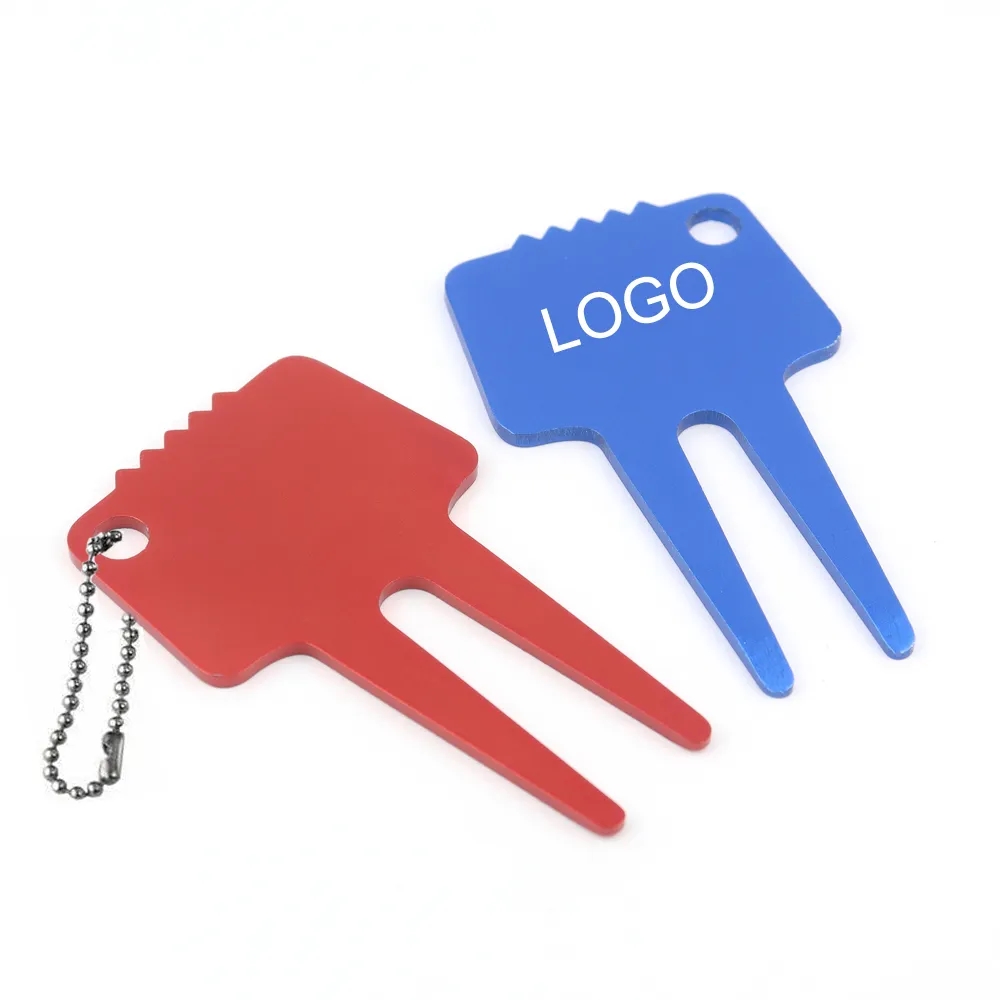 Aluminum Golf Divot Tool Key Chain 3