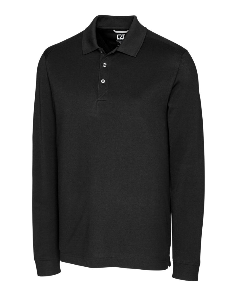 Cutter & Buck Advantage Recycled Cotton-Blend Pique Mens Long Sleeve Polo 26