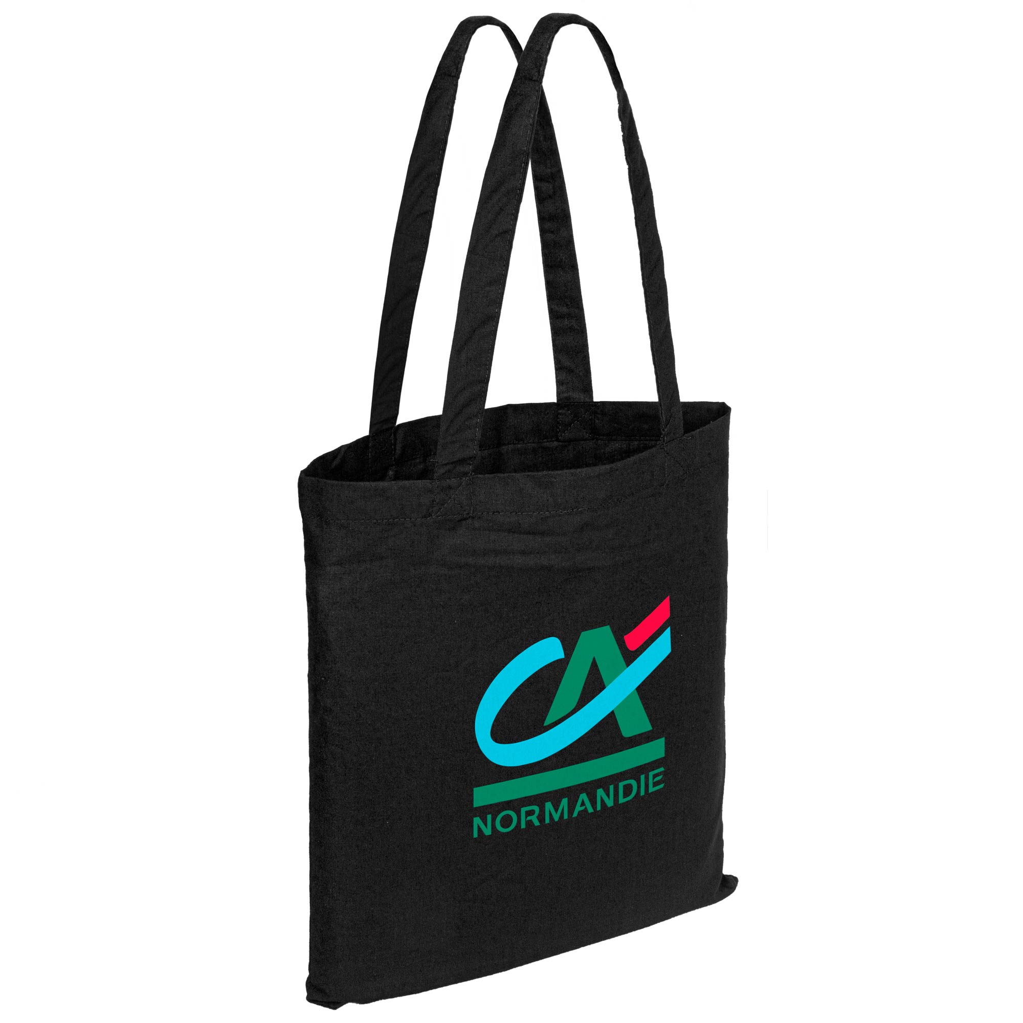 15"x16" Calico Cotton Tote Bag - 140GSM 14