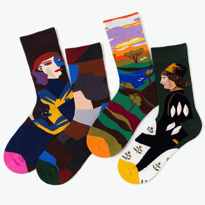 Custom Knit Jacquard Socks 2