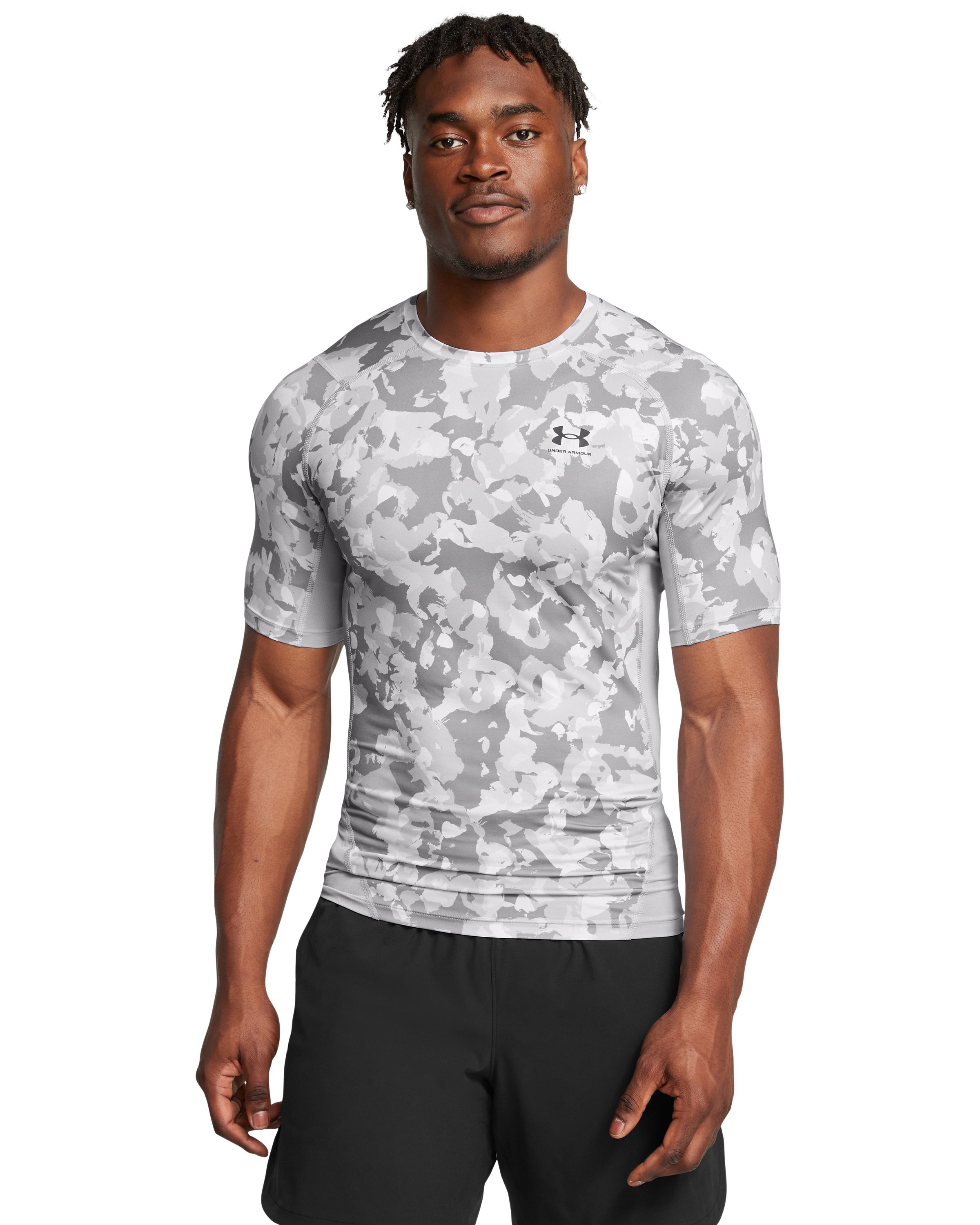 HeatGear Printed Men's Short Sleeve 3