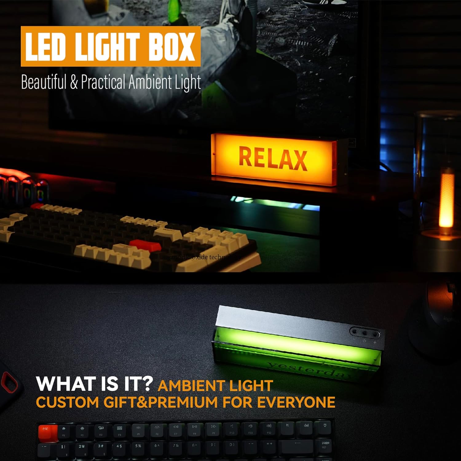Aluminum Alloy Desktop Ambient Light 3