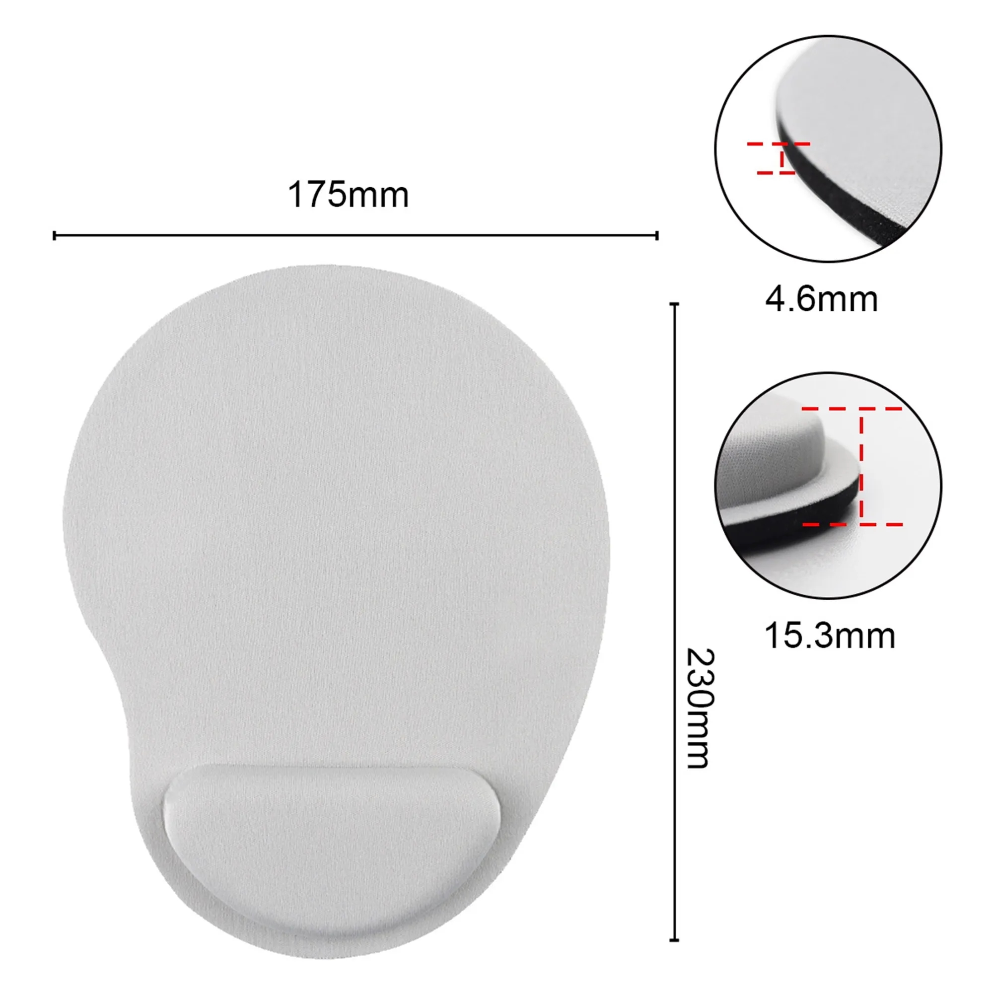 Ergonomic Mouse Pad Wrist Support 3