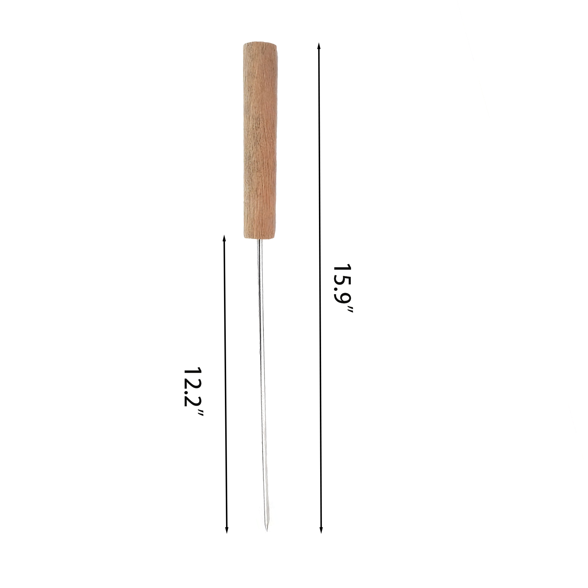 MOQ 50 Extra-Long Barbecue Skewers with Wooden Handle 3