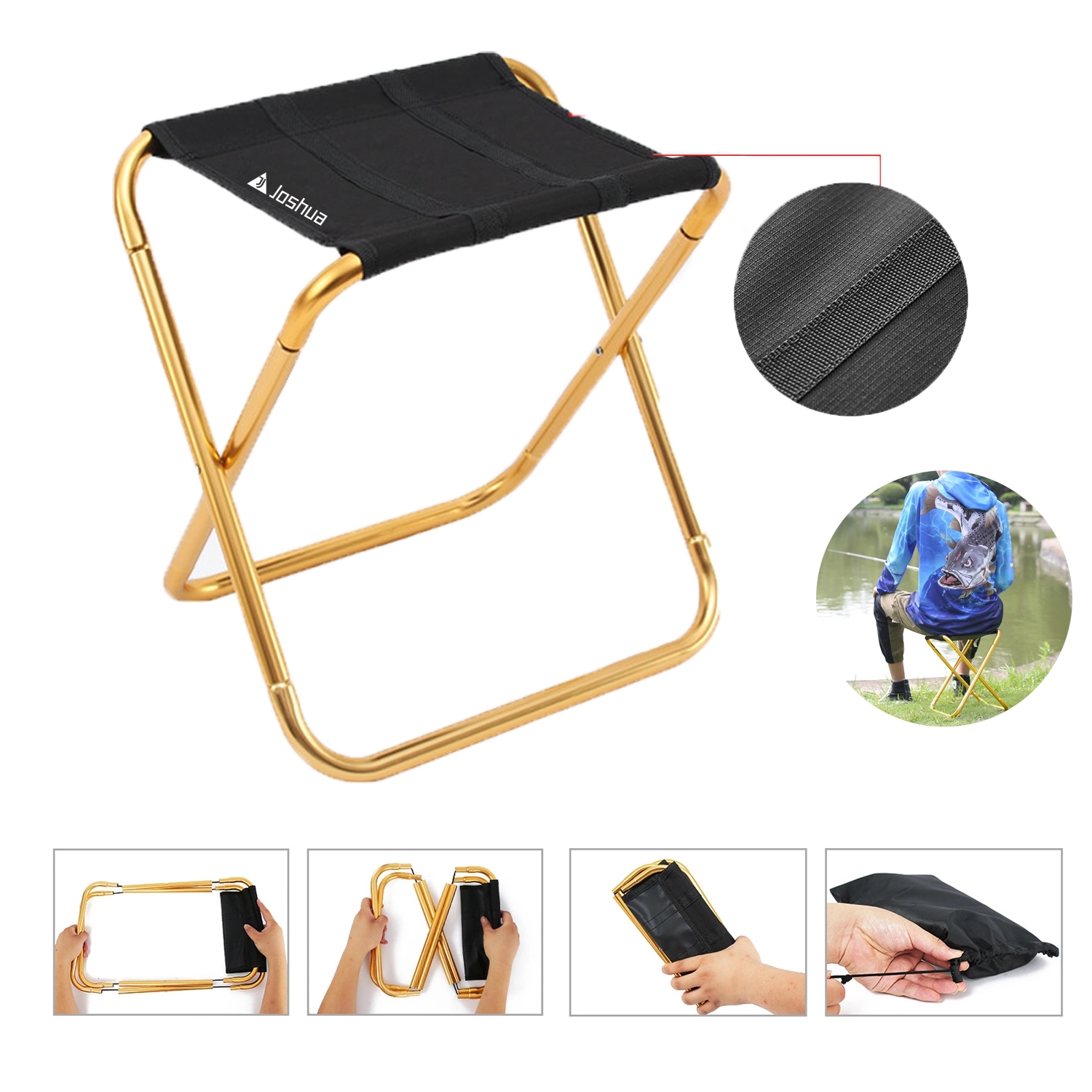Lightweight Folding Camping Stool 2