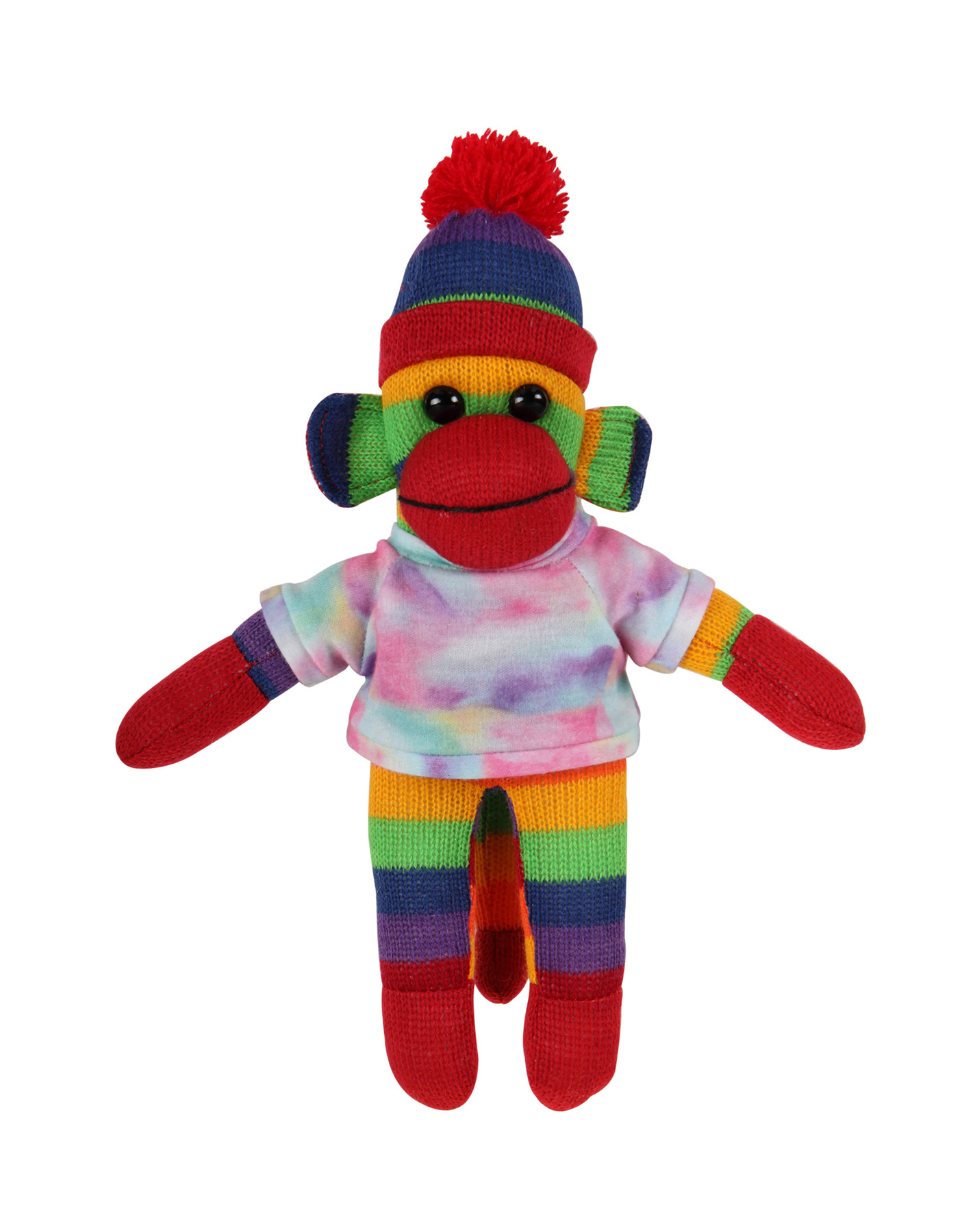 Rainbow Sock Monkey with Tee 14