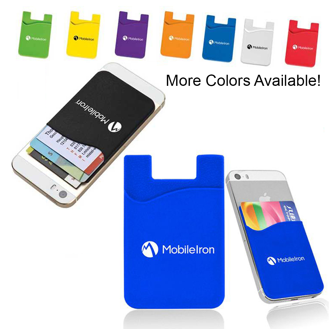 Silicone Cell Phone Sticky Wallet 3