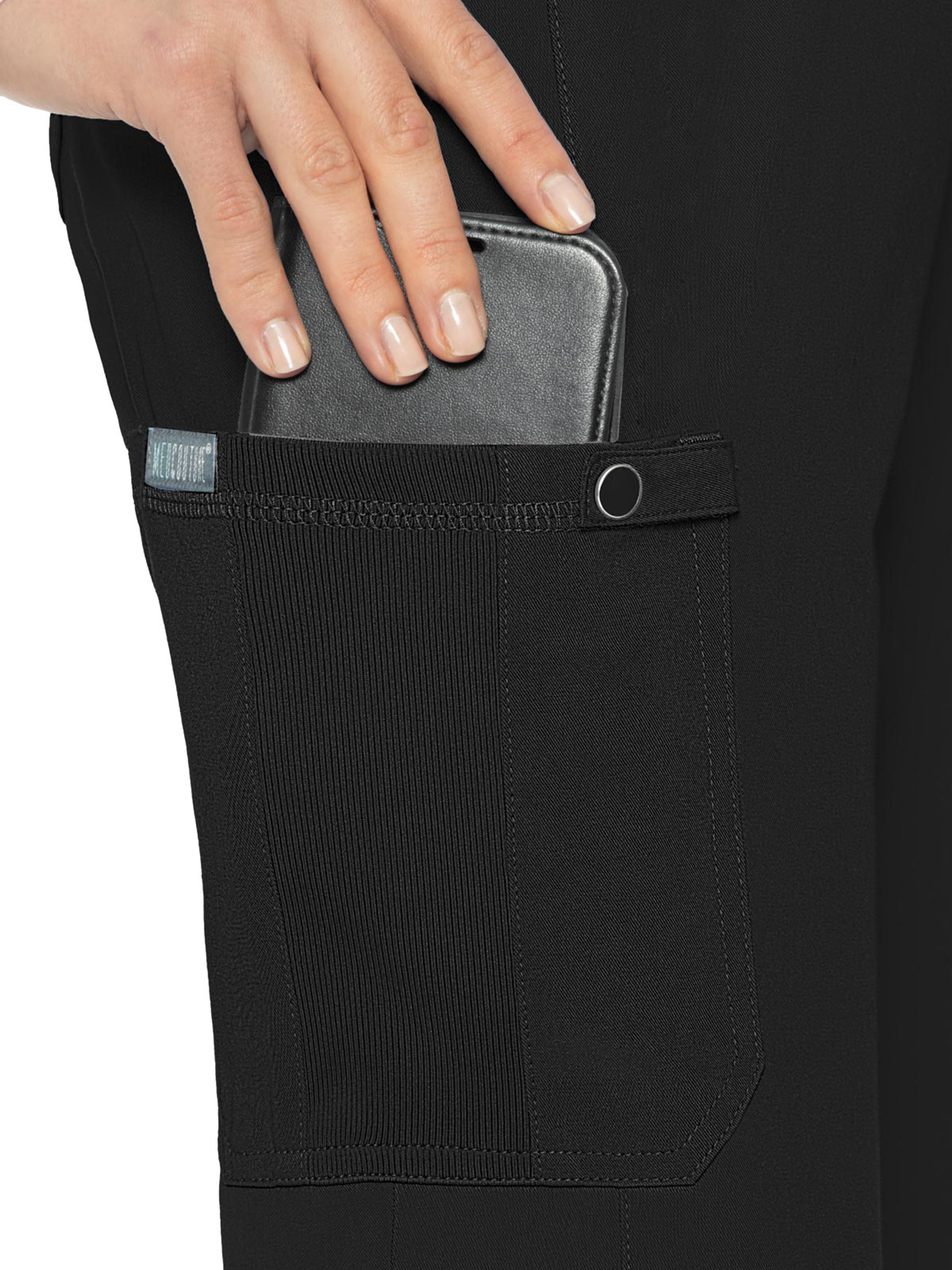 Med Couture - MC Touch - Women's 6-Pocket Jersey-Knit Waistband Pant 7