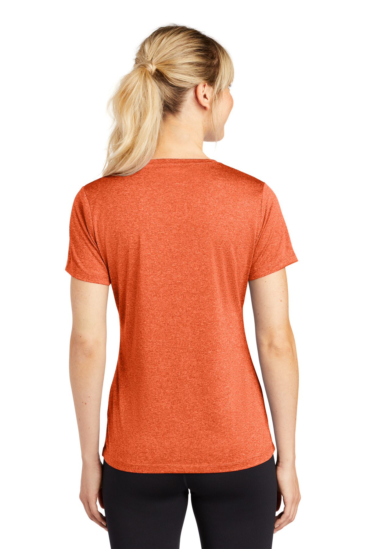 Sport-Tek Women's Heather Contender Scoop Neck Tee. LST360 6