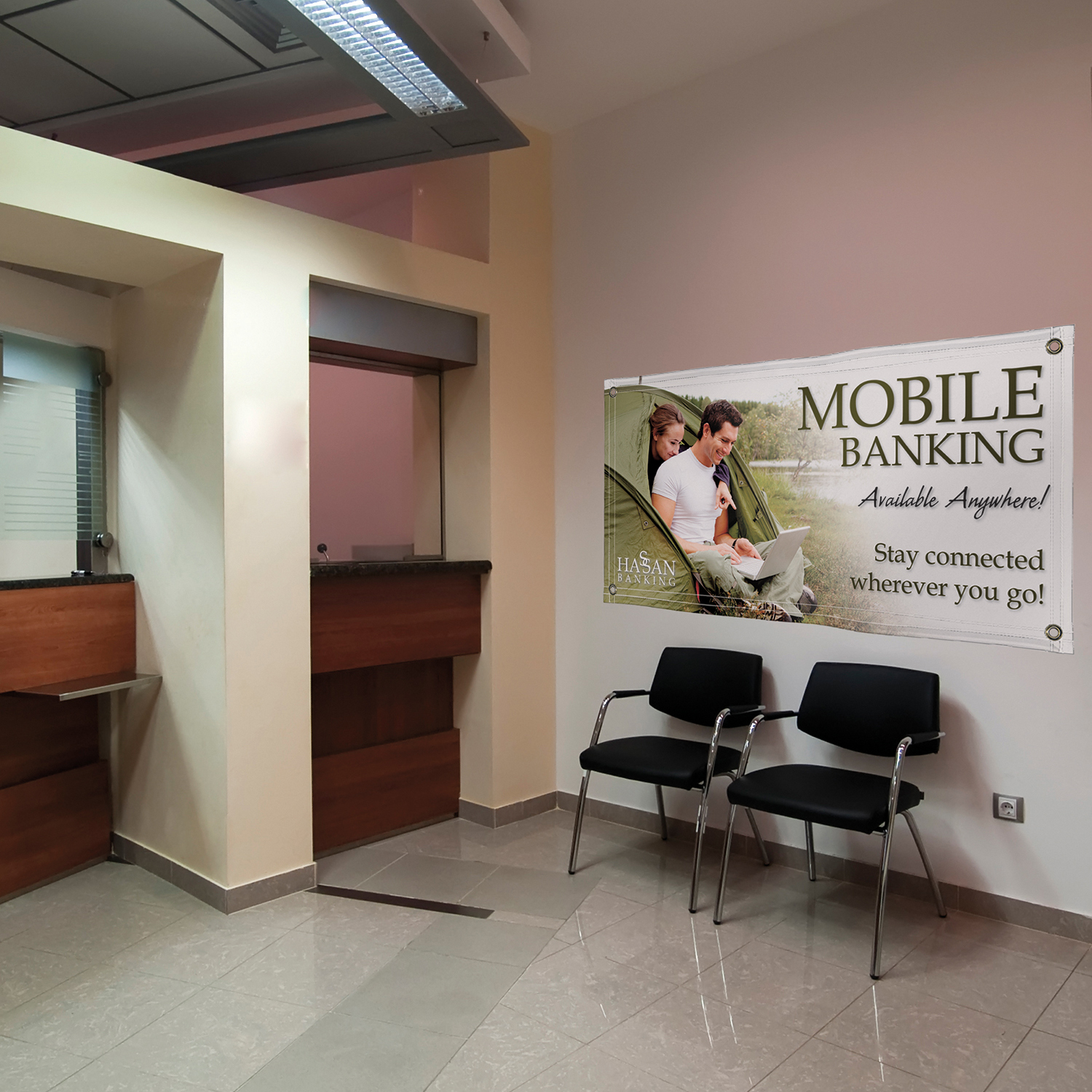 3' x 6' 13 oz. Smooth Vinyl Banner Single-Sided 2