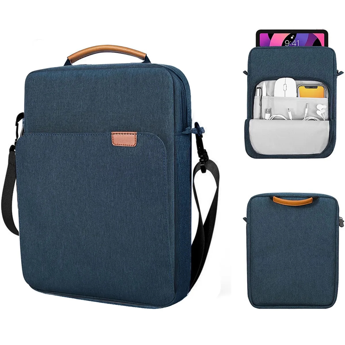 13.3-14 Inch Laptop Sleeve Bag with Shoulder Strap Handle 3