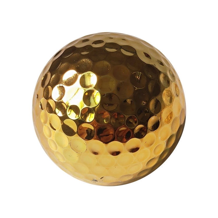 Custom Gift Ionomer Resin Gold Golf Ball 5