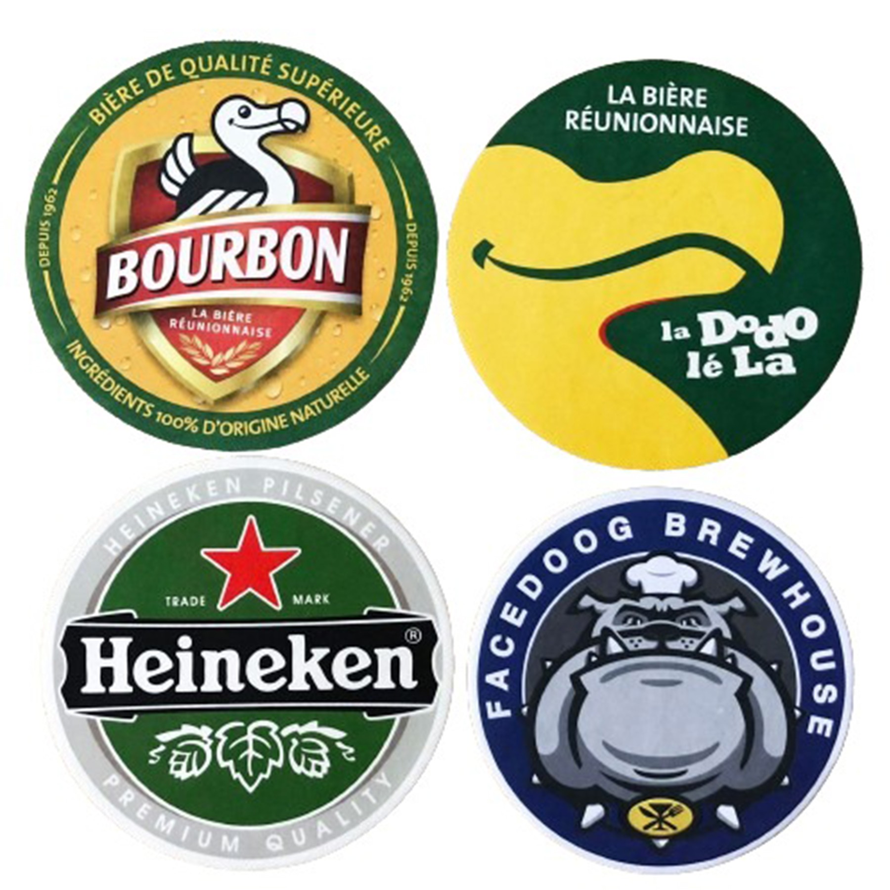 4 "Absorbent Paper Disposable Coasters 3