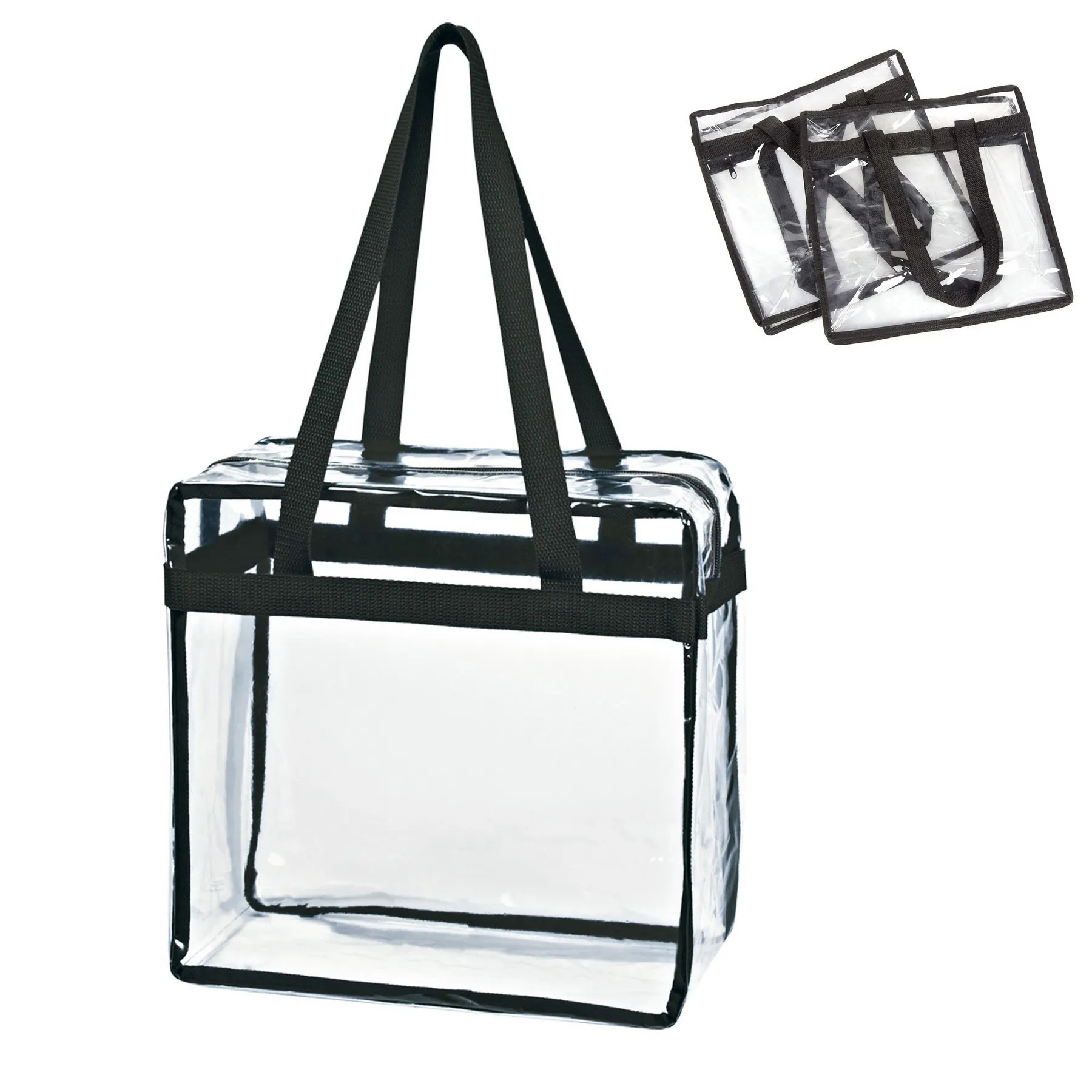Clear Tote Bag With Zipper 7