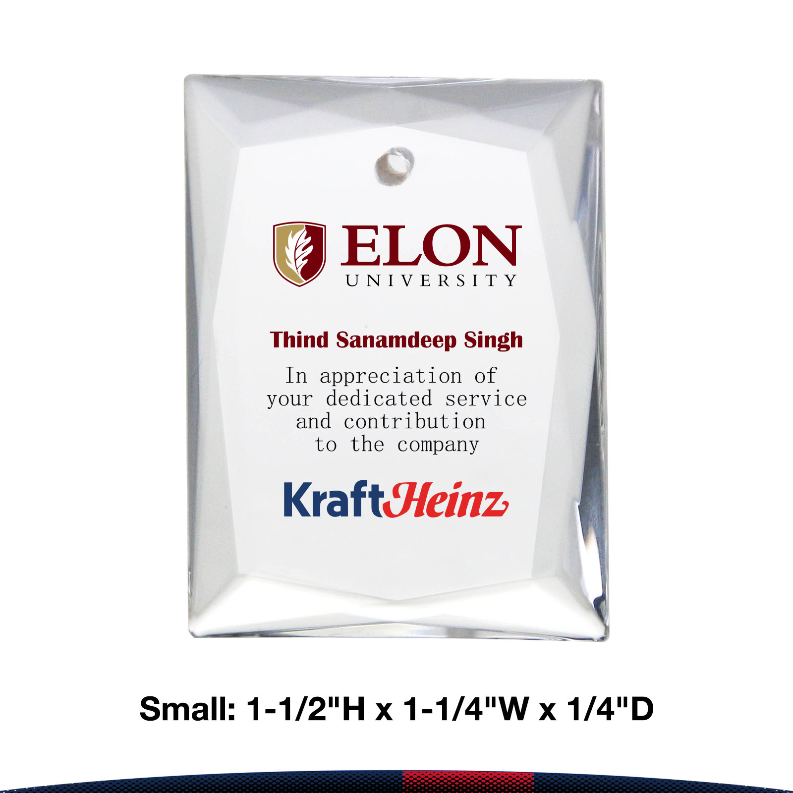 Mertic Rectangular Plaque 4