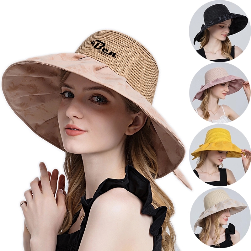 Empty Visor Cap For Women Wide Beach Sun Hats 2