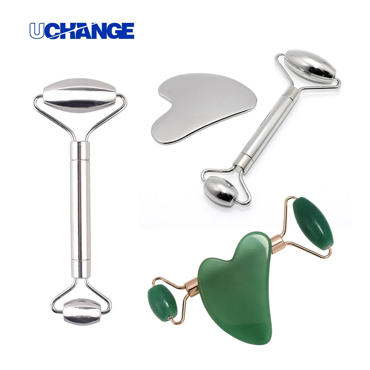Double Head Facial Massage Roller 5