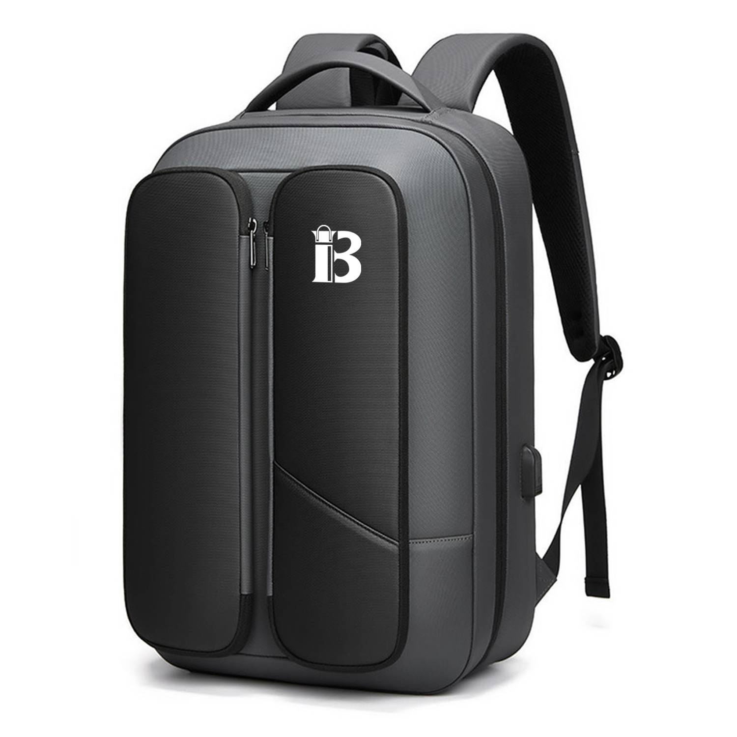 Oxford men's computer backpack with charging port 4