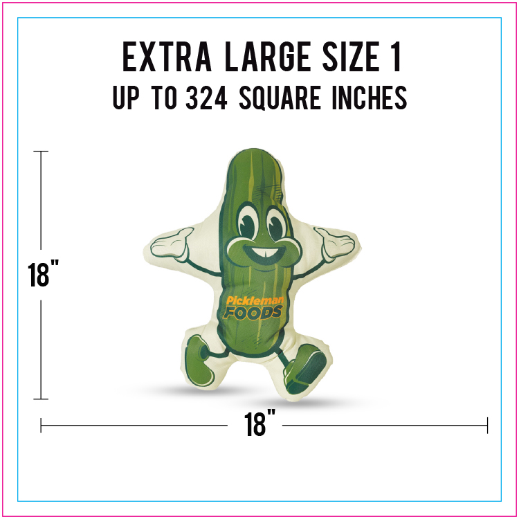 X-Large Size 1 Full Color Life-Like Pillow (Up to 324 square inches) 2
