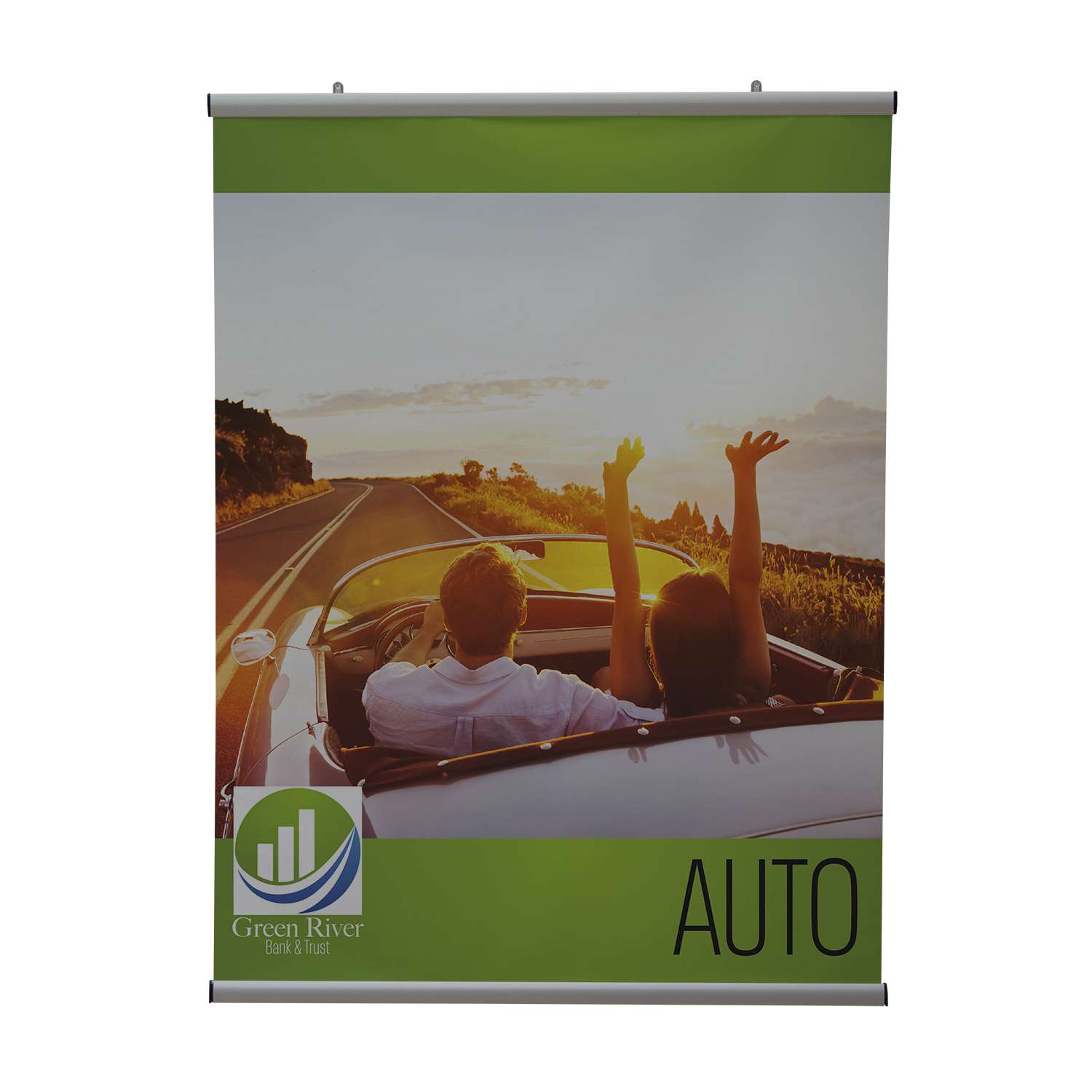 30" x 40" EasySnap Hanging Banner Kit - 13 oz. Vinyl (Double-Sided) 2