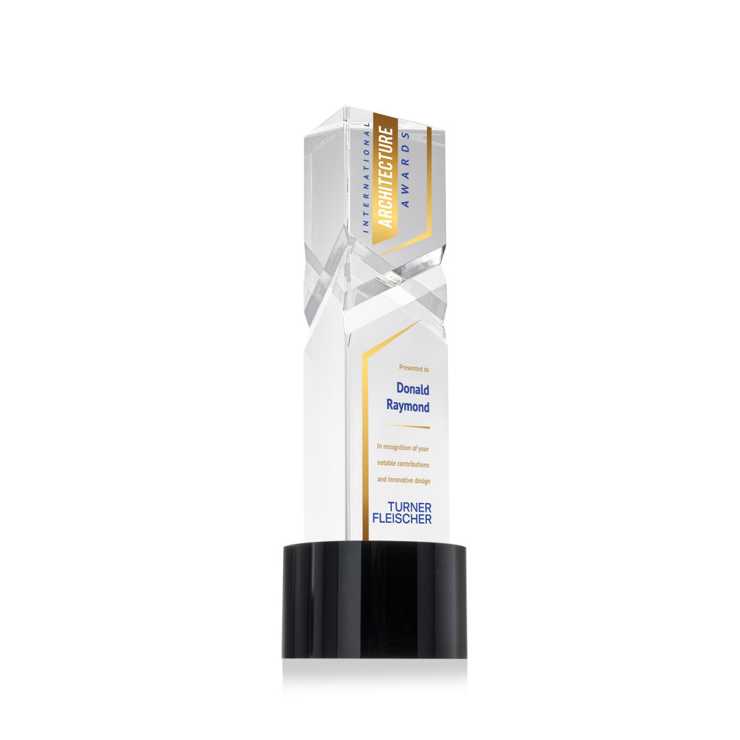 Oakham VividPrint™ Award on Marvel Base - Black 3