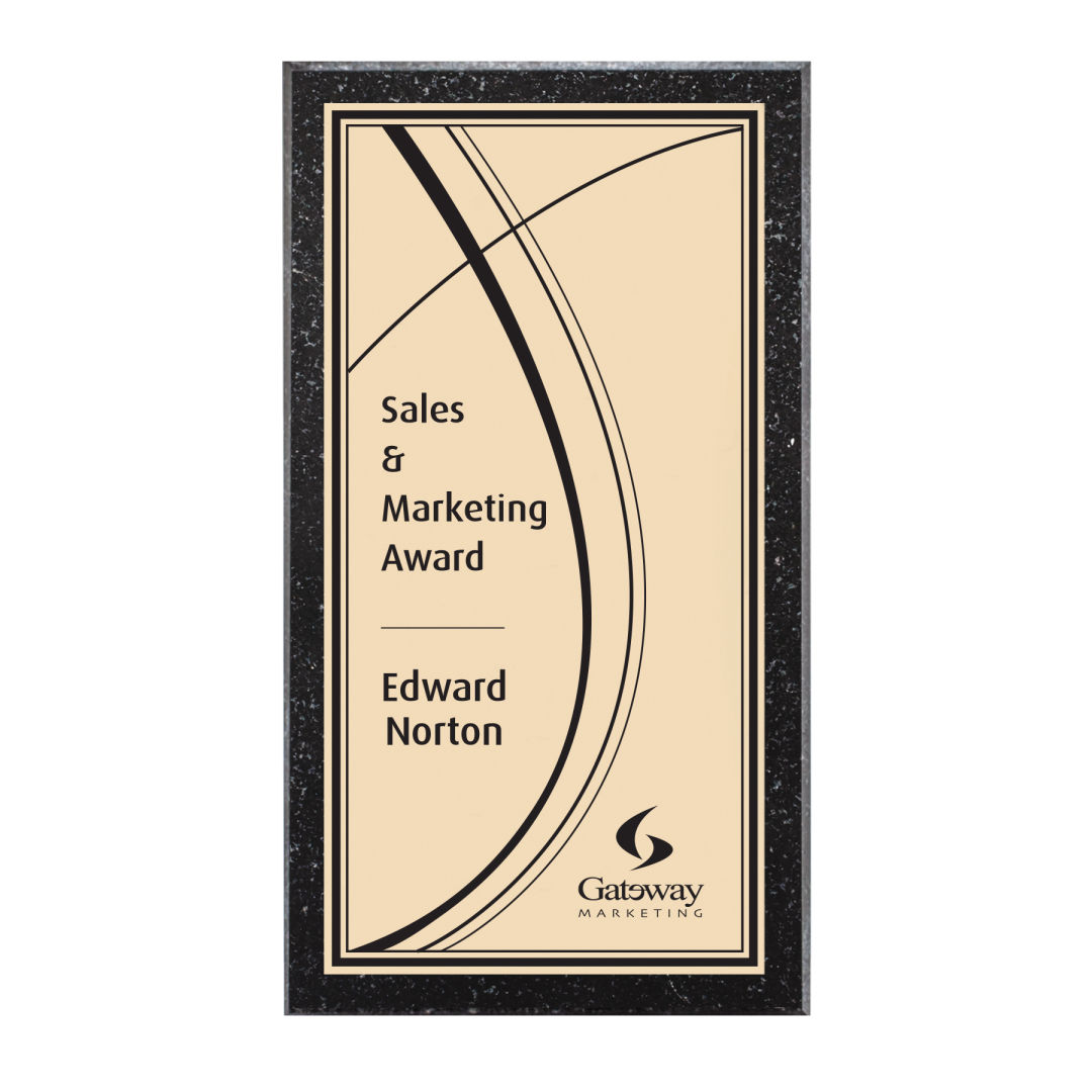 Baltimore/Everett Plaque - Gold/Tall 2