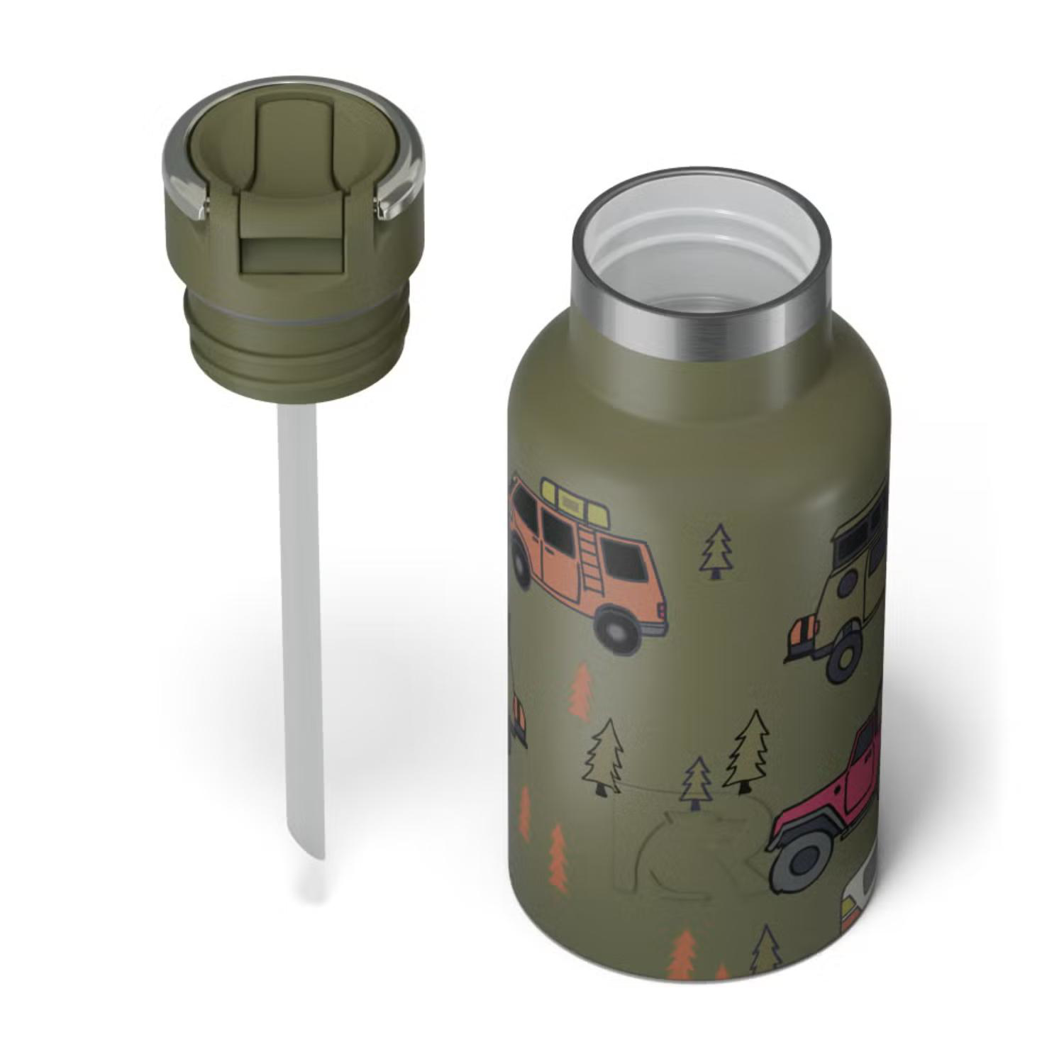 12 oz RTIC® Leak-Resistant Ceramic Lined Little Journey Camper Water Bottle 1
