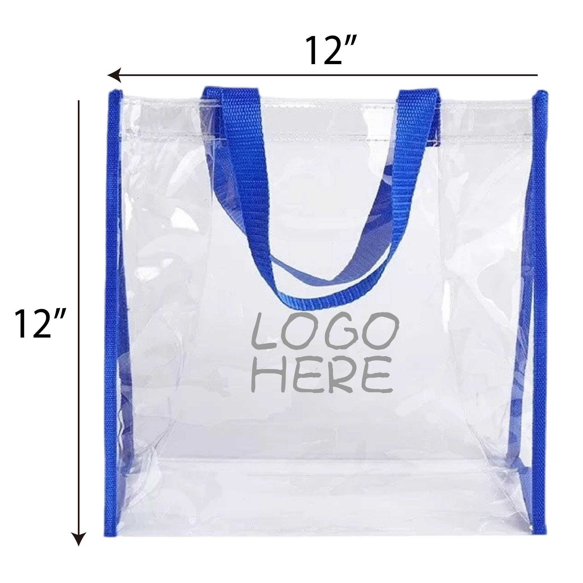 Clear Vinyl Stadium Compliant Tote Bag 2