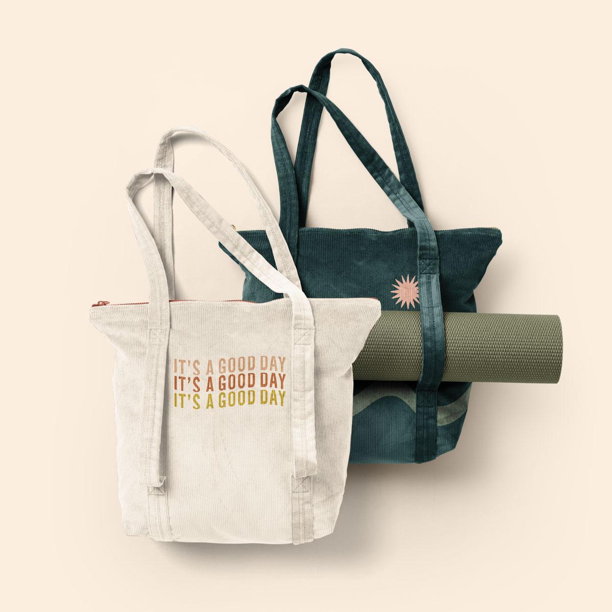 TWINKLES YOGA TOTE - CORDUROY